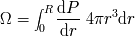 integral R dP-- 3 _O_ = 0 4pr dr dr