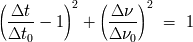 ( )2 ( )2 Dt--- Dn---- - 1 + = 1 Dt0 Dn0